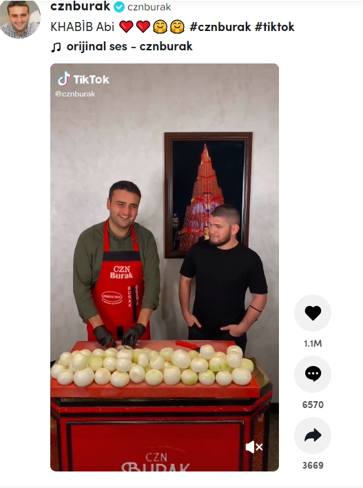 Скрин популярного видео из TikTok